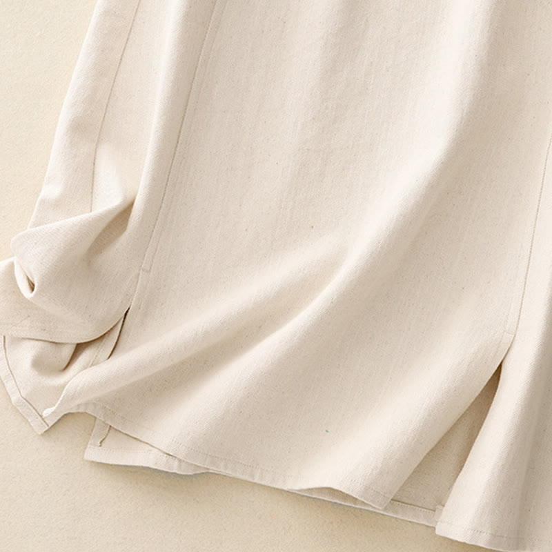 Gonna da donna in cotone semplice con tasche Buddha Stones - image 10