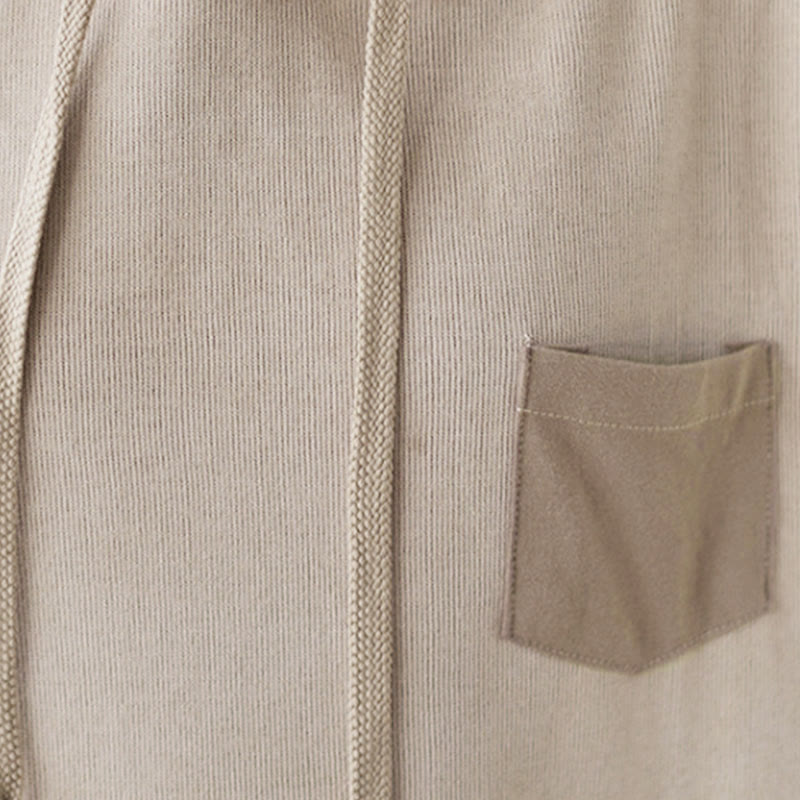 Felpa con cappuccio da donna a maniche lunghe in cotone con tasca decorativa e motivo Buddha Stones Fall Tinta unita - image 37