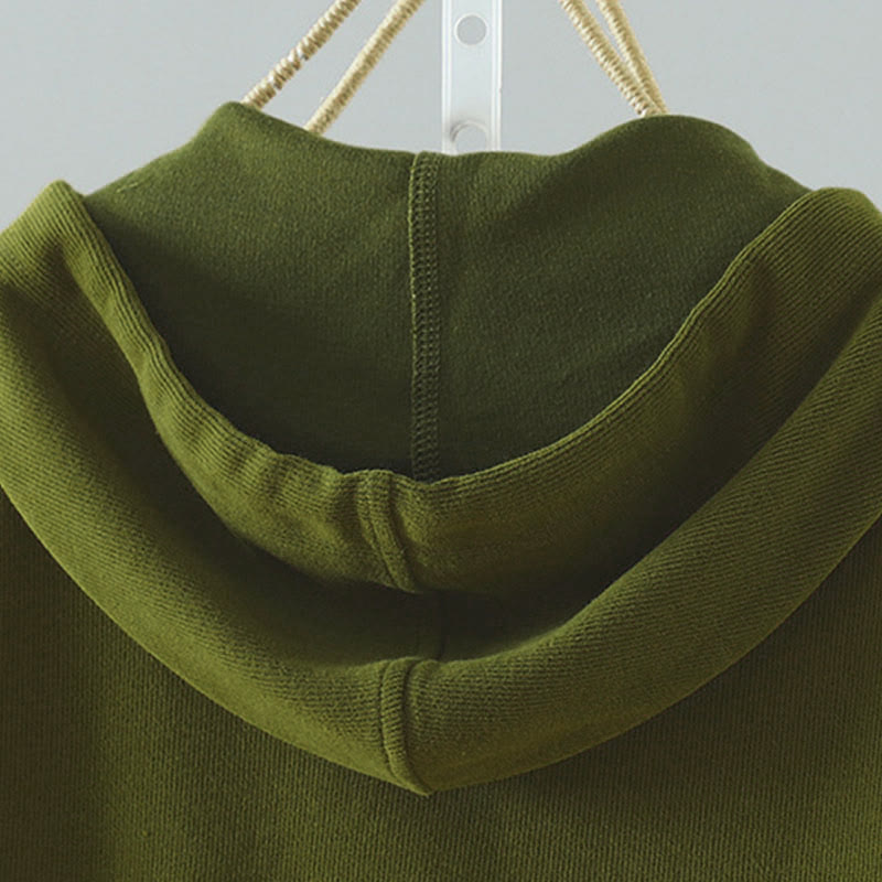 Cardigan da donna a maniche lunghe con bottoni decorativi in ​​tinta unita Buddha Stones - image 7