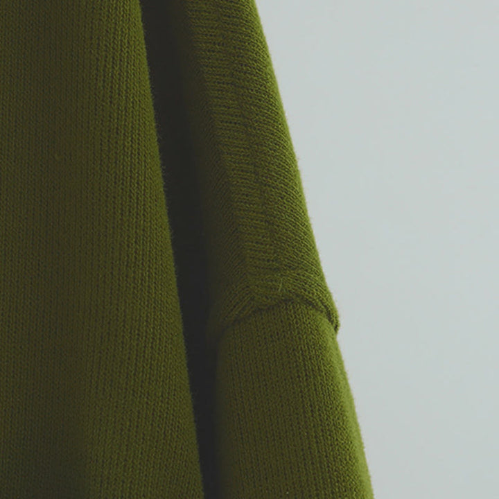 Cardigan da donna a maniche lunghe con bottoni decorativi in ​​tinta unita Buddha Stones - image 13