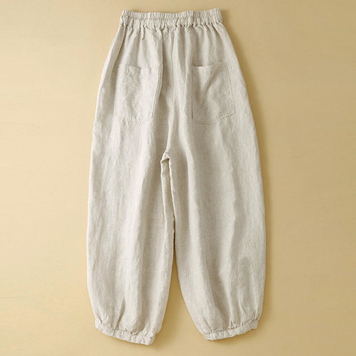 Pantaloni capri harem da donna Buddha Stones Commute con tasche - image 12
