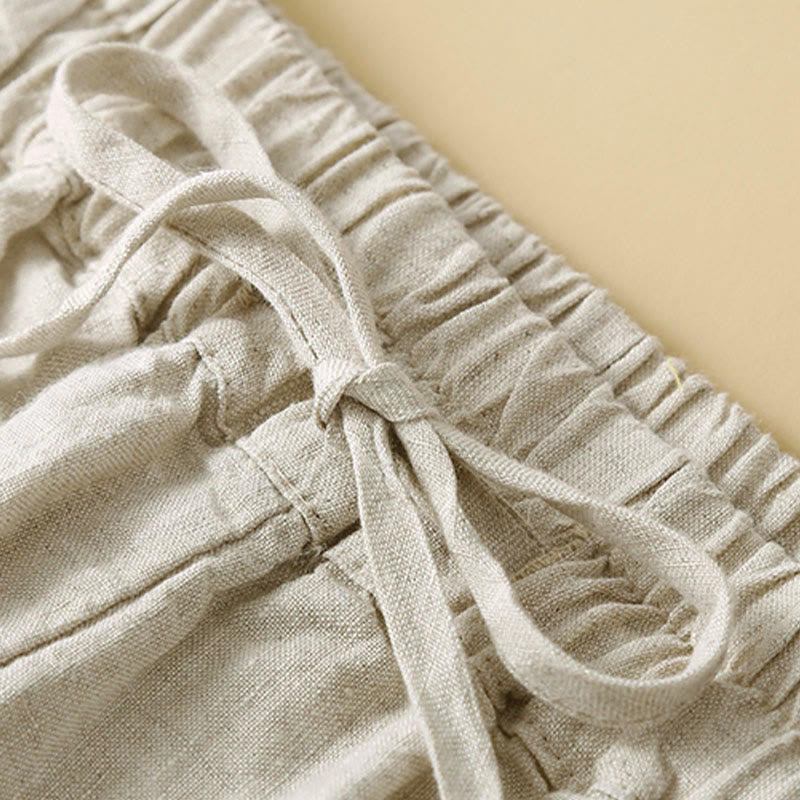 Pantaloni capri harem da donna Buddha Stones Commute con tasche - image 13