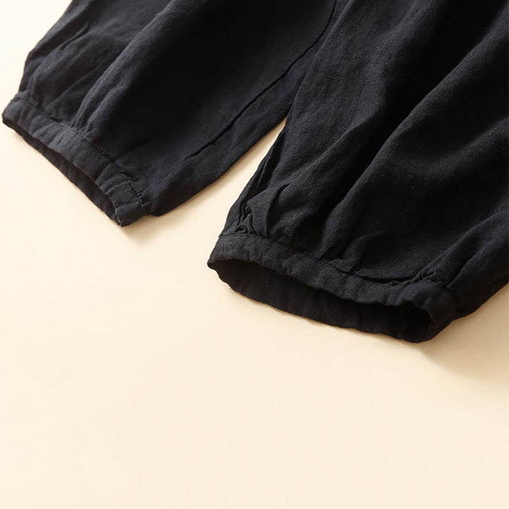 Pantaloni capri harem da donna Buddha Stones Commute con tasche - image 10