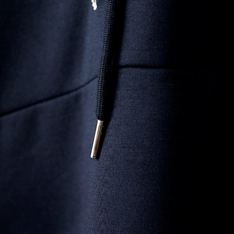 Felpa con cappuccio da donna a maniche lunghe con ricamo autunnale Buddha Stones Bear - image 5