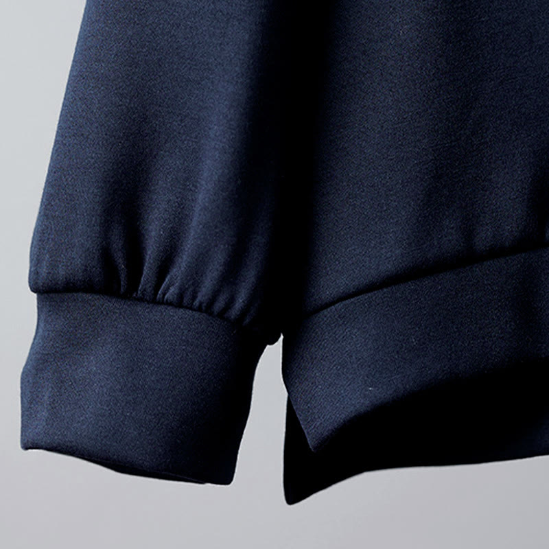 Felpa con cappuccio da donna a maniche lunghe con ricamo autunnale Buddha Stones Bear - image 4