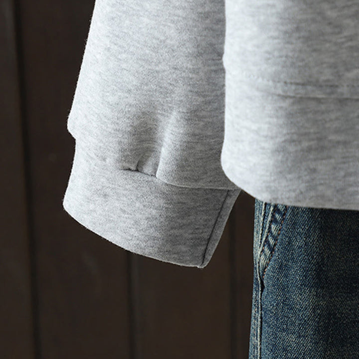 Giacca da donna in cotone a maniche lunghe con scollo a V e bottoni, semplice e semplice, Buddha Stones - image 13