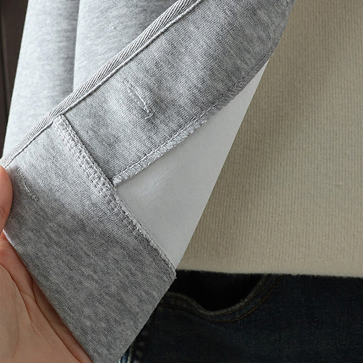 Giacca da donna in cotone a maniche lunghe con scollo a V e bottoni, semplice e semplice, Buddha Stones - image 14