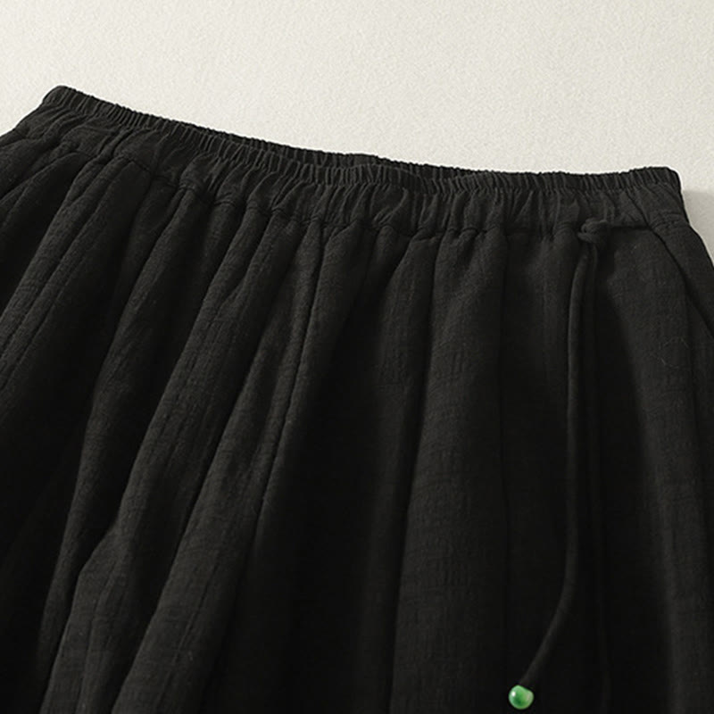 Pantaloni da donna spessi in cotone e poliestere con tasche Buddha Stones - image 10