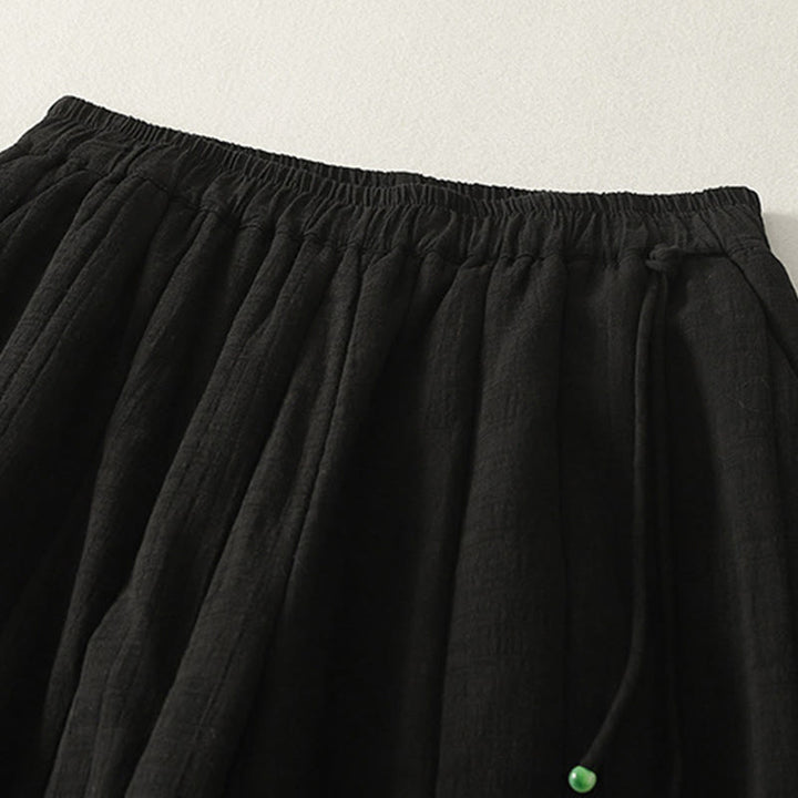 Pantaloni da donna spessi in cotone e poliestere con tasche Buddha Stones - image 10