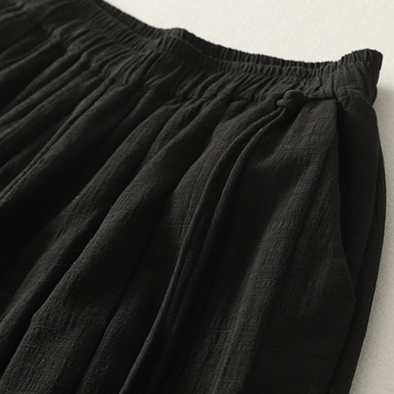 Pantaloni da donna spessi in cotone e poliestere con tasche Buddha Stones - image 9