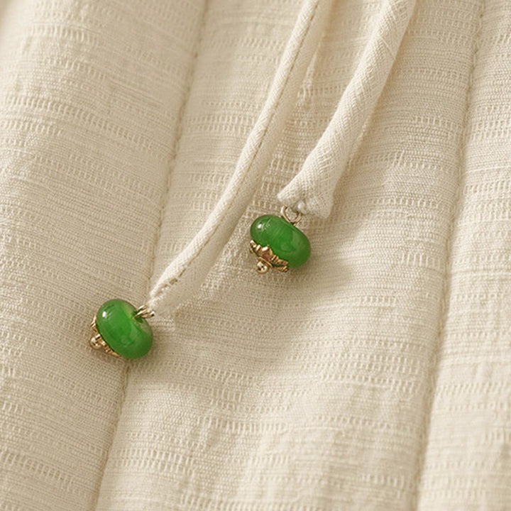 Pantaloni da donna spessi in cotone e poliestere con tasche Buddha Stones - image 2