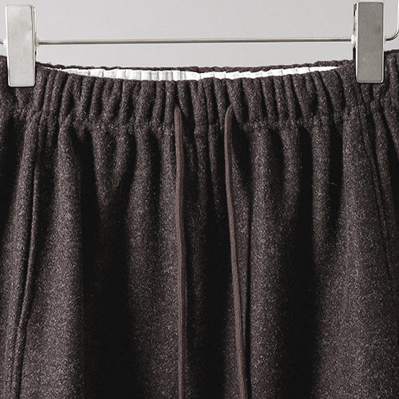 Pantaloni da donna spessi con tasche e lacci in cotone tinta unita Buddha Stones - image 16