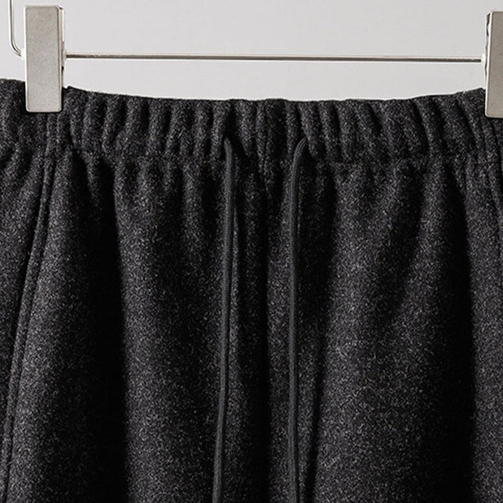 Pantaloni da donna spessi con tasche e lacci in cotone tinta unita Buddha Stones - image 5