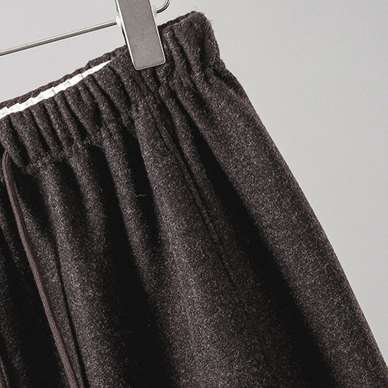 Pantaloni da donna spessi con tasche e lacci in cotone tinta unita Buddha Stones - image 17