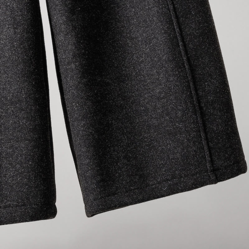 Pantaloni da donna spessi con tasche e lacci in cotone tinta unita Buddha Stones - image 4