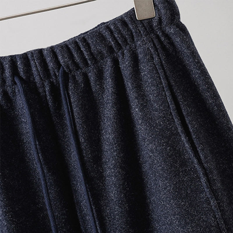 Pantaloni da donna spessi con tasche e lacci in cotone tinta unita Buddha Stones - image 10