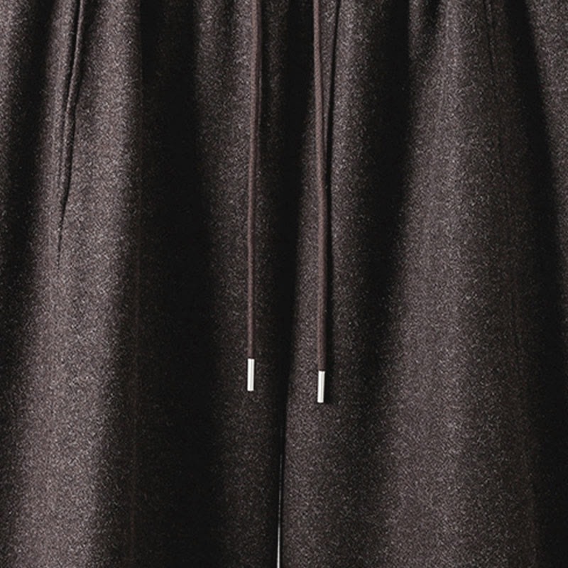 Pantaloni da donna spessi con tasche e lacci in cotone tinta unita Buddha Stones - image 20