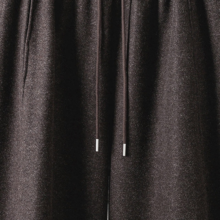 Pantaloni da donna spessi con tasche e lacci in cotone tinta unita Buddha Stones - image 20