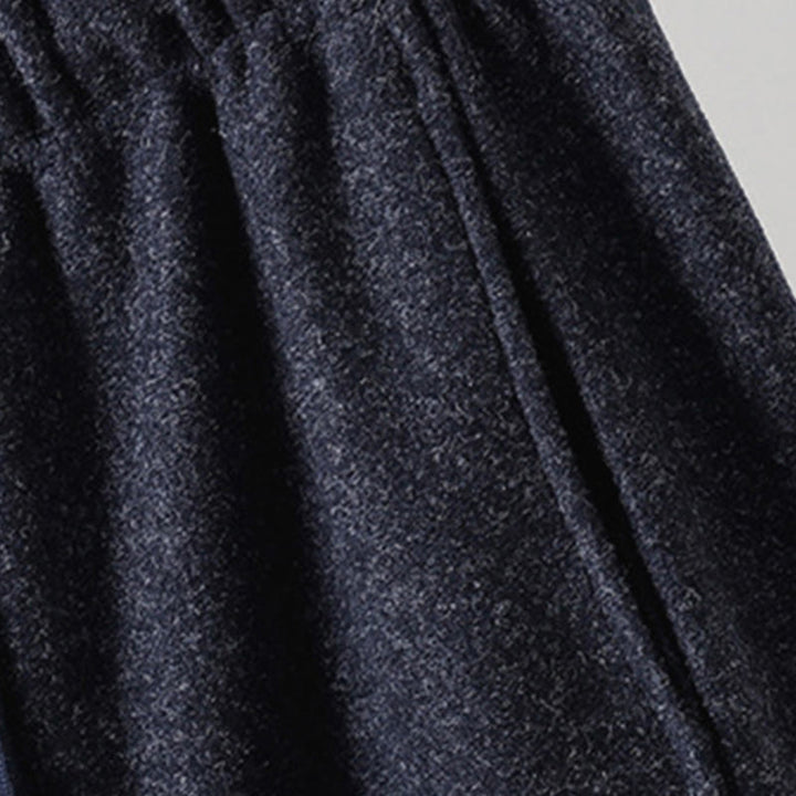 Pantaloni da donna spessi con tasche e lacci in cotone tinta unita Buddha Stones - image 12