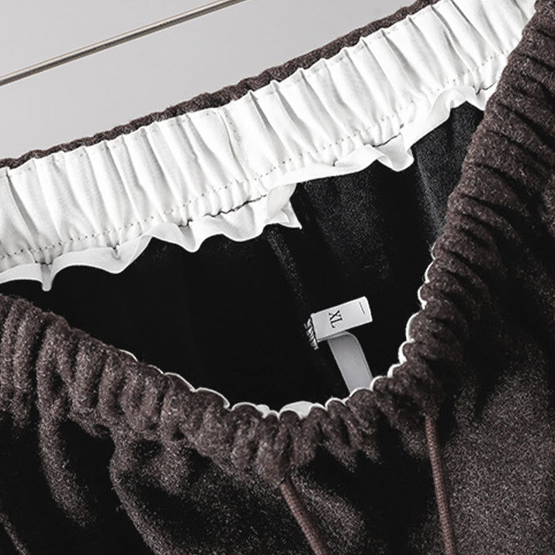 Pantaloni da donna spessi con tasche e lacci in cotone tinta unita Buddha Stones - image 21