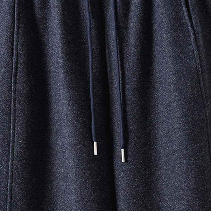 Pantaloni da donna spessi con tasche e lacci in cotone tinta unita Buddha Stones - image 11