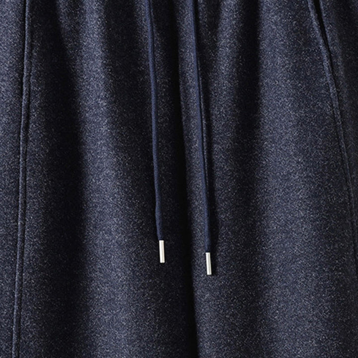 Pantaloni da donna spessi con tasche e lacci in cotone tinta unita Buddha Stones - image 11