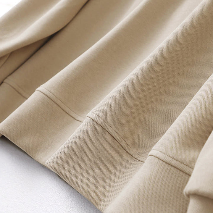 Giacca da donna in cotone a maniche lunghe con bottoni semplici Buddha Stones - image 5