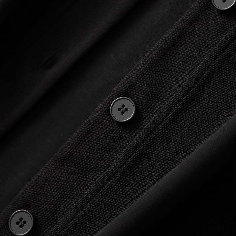 Giacca da donna in cotone a maniche lunghe con bottoni semplici Buddha Stones - image 18