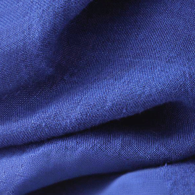 Abito midi in cotone a maniche lunghe con tasche Buddha Stones - image 10