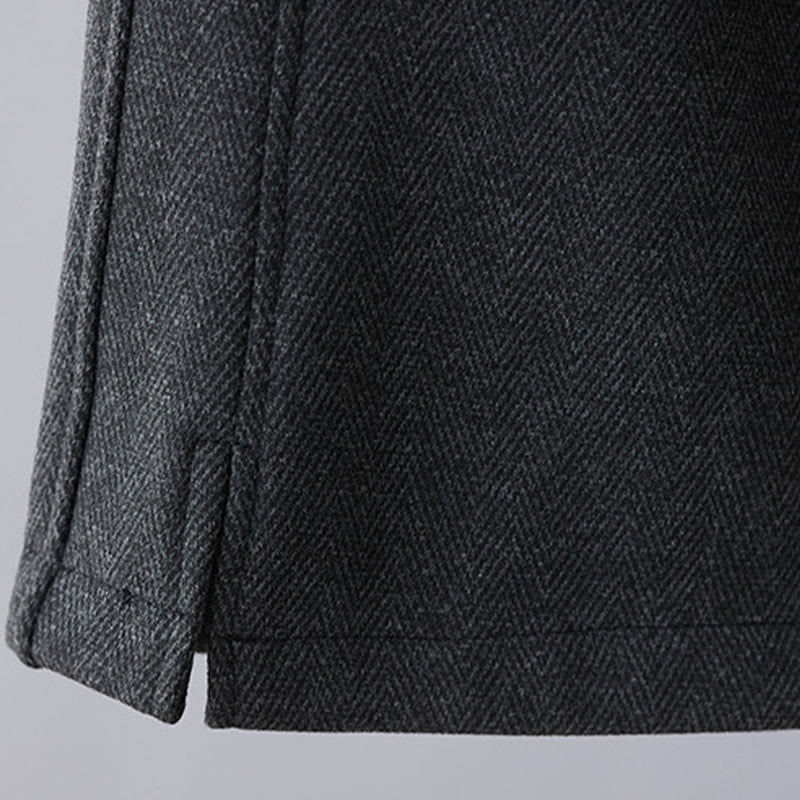 Buddha Stones Pantaloni casual da donna in cotone spesso con tasche e tinta unita - image 8