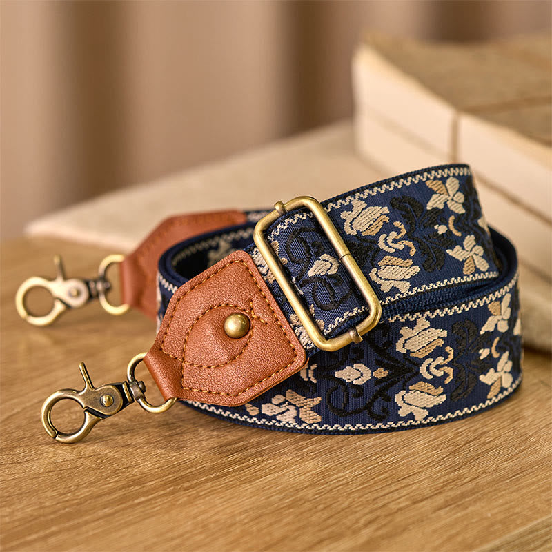 Cinghie di ricambio per borse a tracolla regolabili con ricamo geometrico a forma di fiore Buddha Stones - image 8