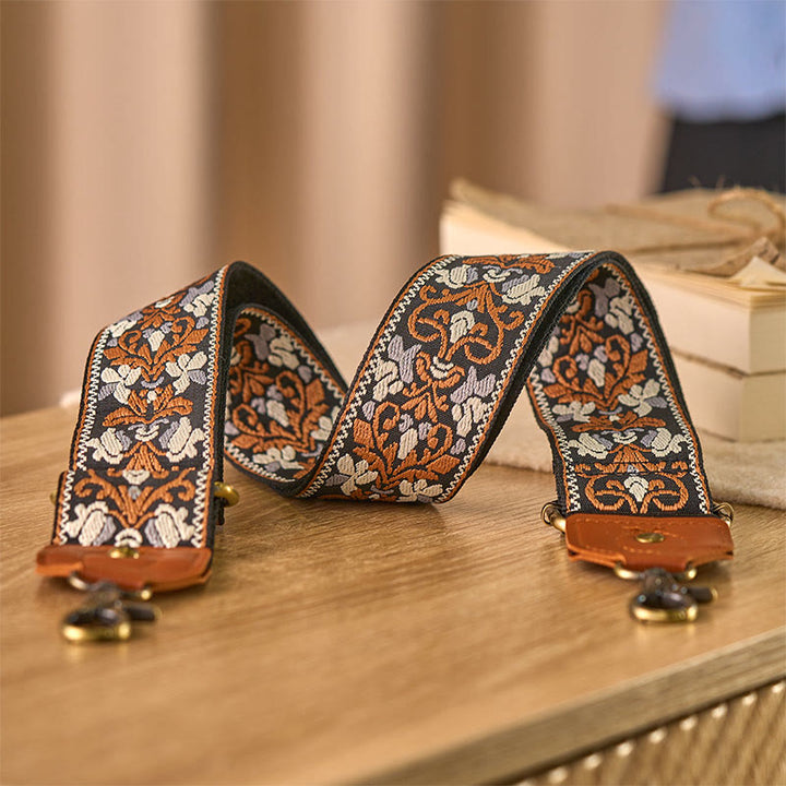 Cinghie di ricambio per borse a tracolla regolabili con ricamo geometrico a forma di fiore Buddha Stones - image 2