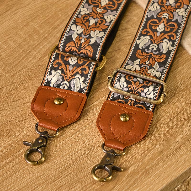 Cinghie di ricambio per borse a tracolla regolabili con ricamo geometrico a forma di fiore Buddha Stones - image 3