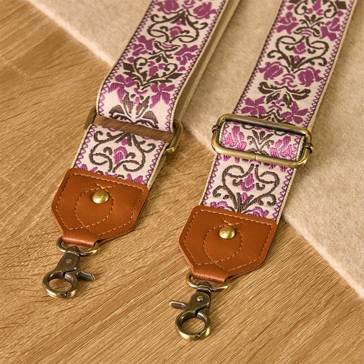 Cinghie di ricambio per borse a tracolla regolabili con ricamo geometrico a forma di fiore Buddha Stones - image 14