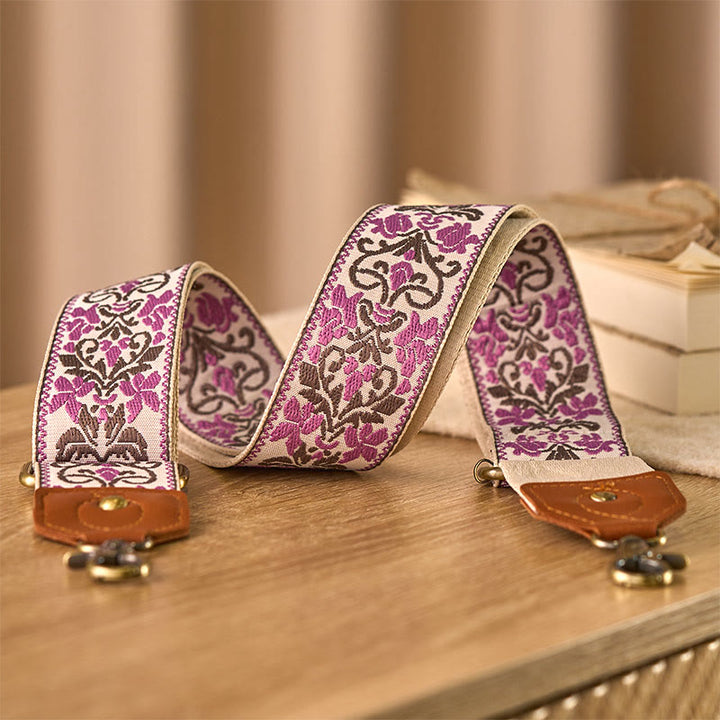 Cinghie di ricambio per borse a tracolla regolabili con ricamo geometrico a forma di fiore Buddha Stones - image 12