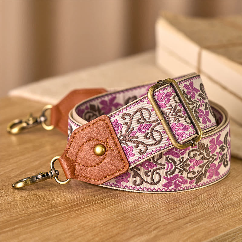 Cinghie di ricambio per borse a tracolla regolabili con ricamo geometrico a forma di fiore Buddha Stones - image 13