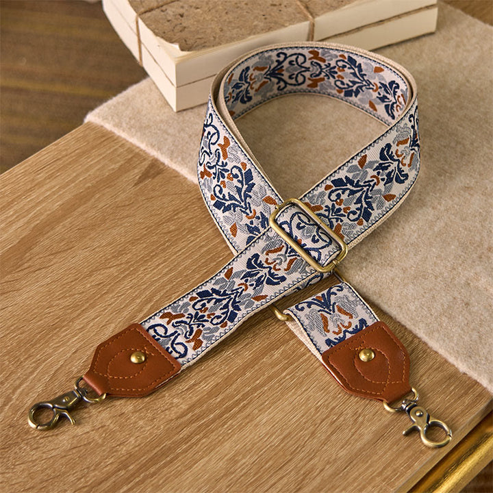 Cinghie di ricambio per borse a tracolla regolabili con ricamo geometrico a forma di fiore Buddha Stones - Beige - 80-140 cm*5 cm - image 20