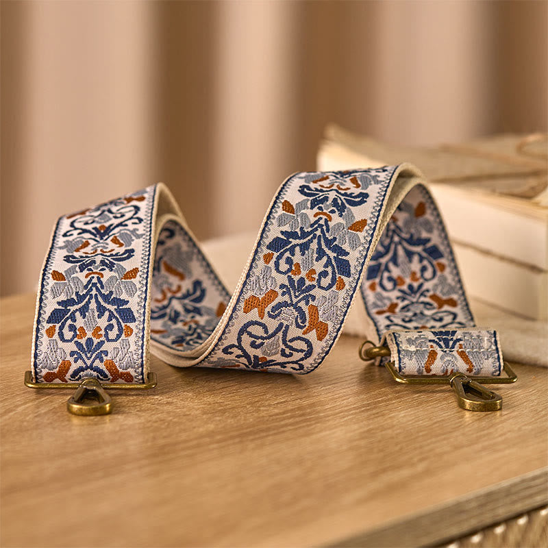 Borse a tracolla regolabili con ricami geometrici, motivo floreale Buddha Stones , per borse a tracolla e borsette di ricambio - image 3