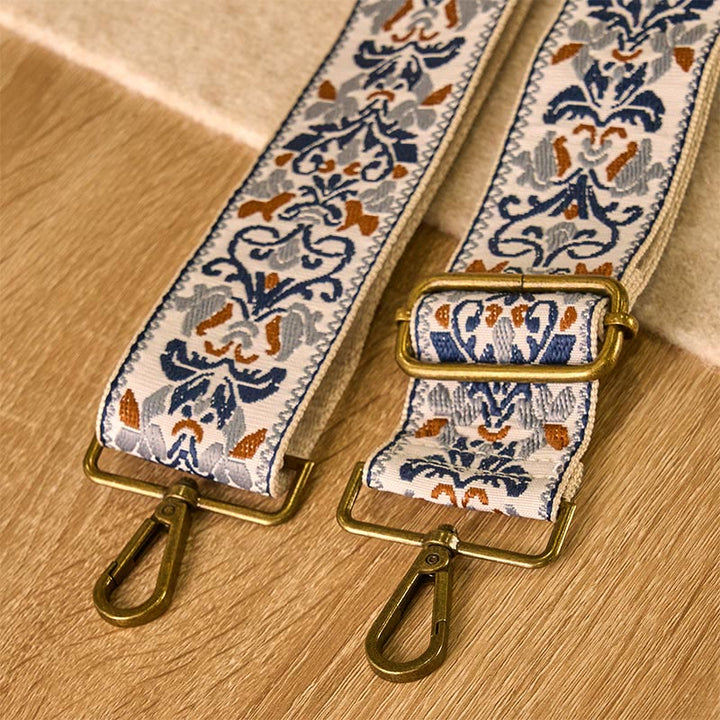 Borse a tracolla regolabili con ricami geometrici, motivo floreale Buddha Stones , per borse a tracolla e borsette di ricambio - image 4