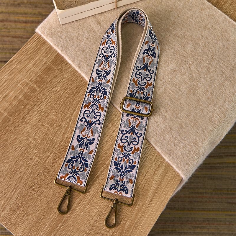 Borse a tracolla regolabili con ricami geometrici, motivo floreale Buddha Stones , per borse a tracolla e borsette di ricambio - image 1