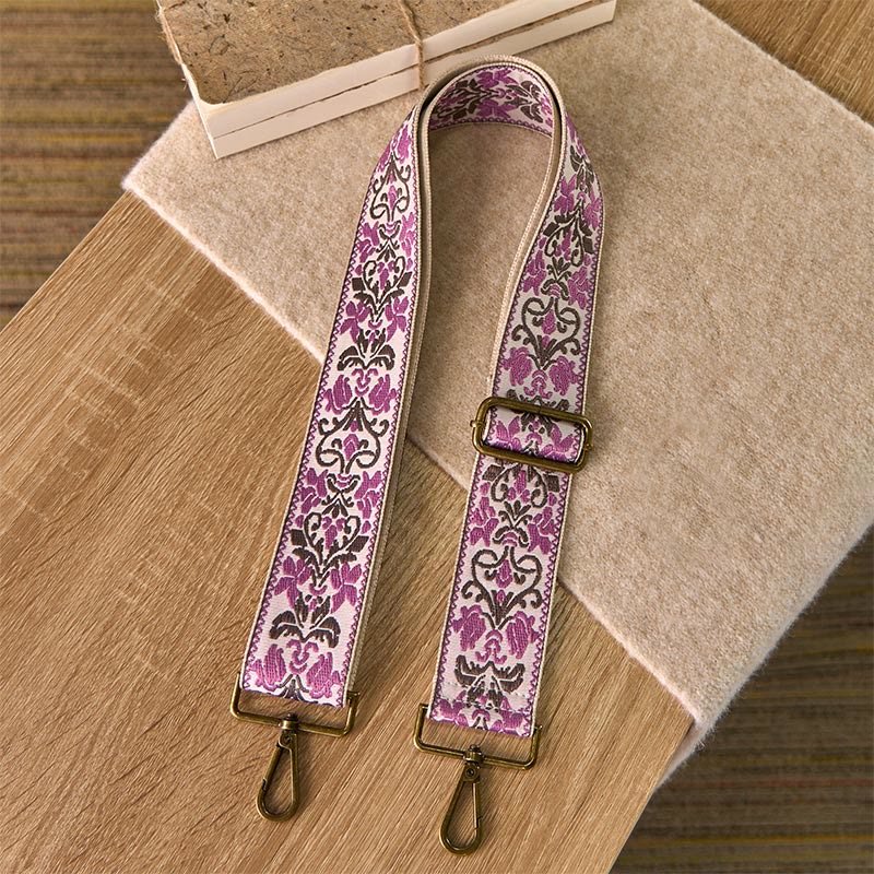 Borse a tracolla regolabili con ricami geometrici, motivo floreale Buddha Stones , per borse a tracolla e borsette di ricambio - image 8