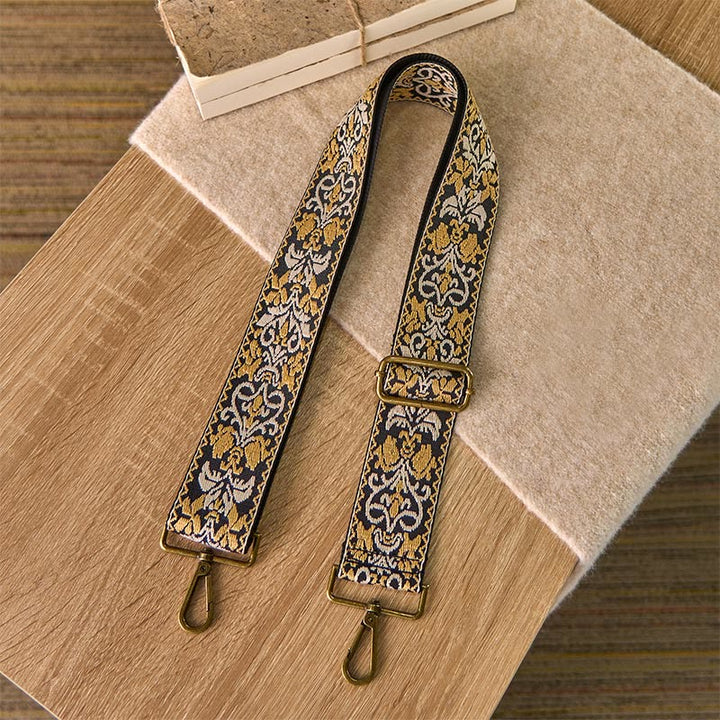 Borse a tracolla regolabili con ricami geometrici, motivo floreale Buddha Stones , per borse a tracolla e borsette di ricambio - image 14