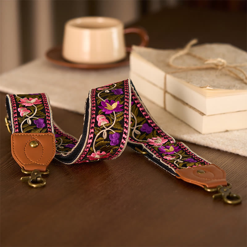 Borse a tracolla regolabili con ricami geometrici, tracolle di ricambio per borse a tracolla, Buddha Stones , fiori bohémien - image 26