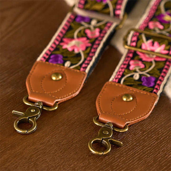 Borse a tracolla regolabili con ricami geometrici, tracolle di ricambio per borse a tracolla, Buddha Stones , fiori bohémien - image 27