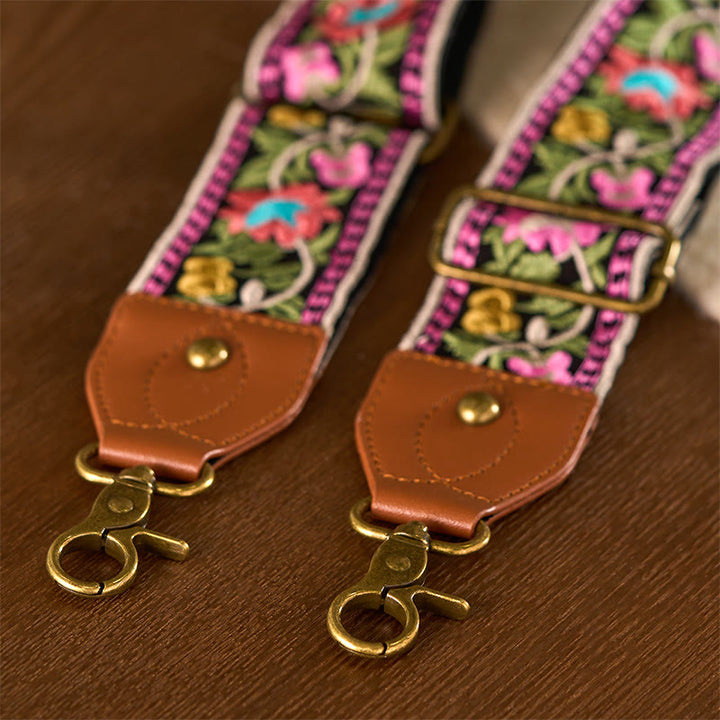 Borse a tracolla regolabili con ricami geometrici, tracolle di ricambio per borse a tracolla, Buddha Stones , fiori bohémien - image 21