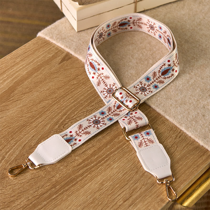 Cinghie di ricambio per borse a tracolla regolabili con fiori bohémien Buddha Stones - Bianco - 70-135 cm*3,8 cm - image 5