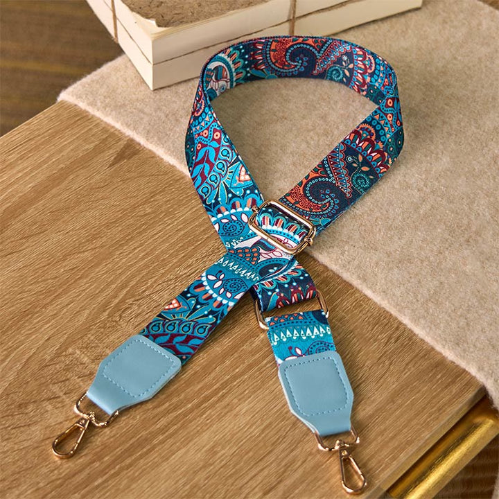 Cinghie di ricambio per borse a tracolla regolabili con occhi di girasole bohémien, Buddha Stones - Blu - 75-145 cm*3,8 cm - image 5