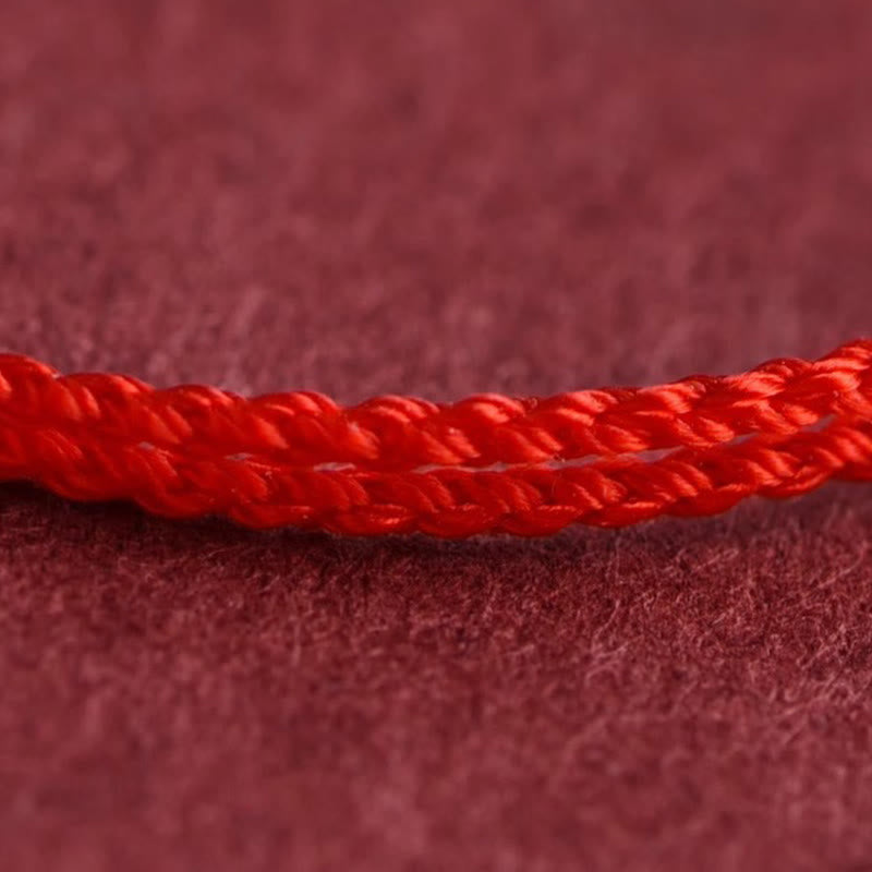 Bracciale con ciondolo portafortuna a forma di zucca in argento sterling 925 Buddha Stones e cordino di collegamento - image 3