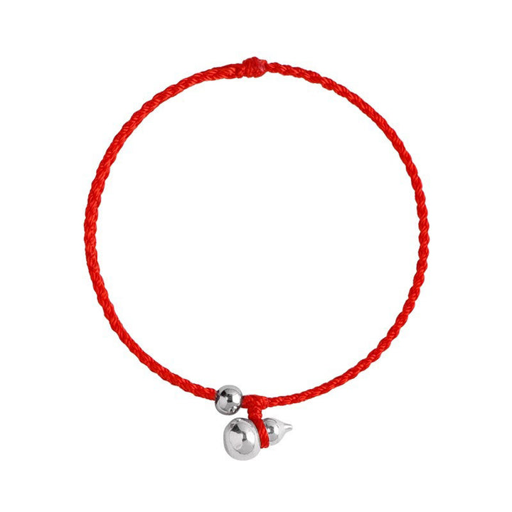 Bracciale con ciondolo portafortuna a forma di zucca in argento sterling 925 Buddha Stones e cordino di collegamento - image 7