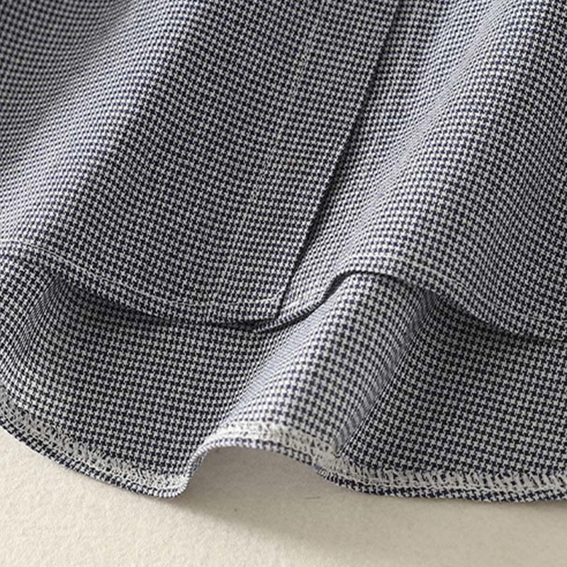 Camicia da donna a maniche lunghe con colletto rialzato, bottoni, ricamo a quadri con gatto e gattino, motivo Buddha Stones Fall - image 2